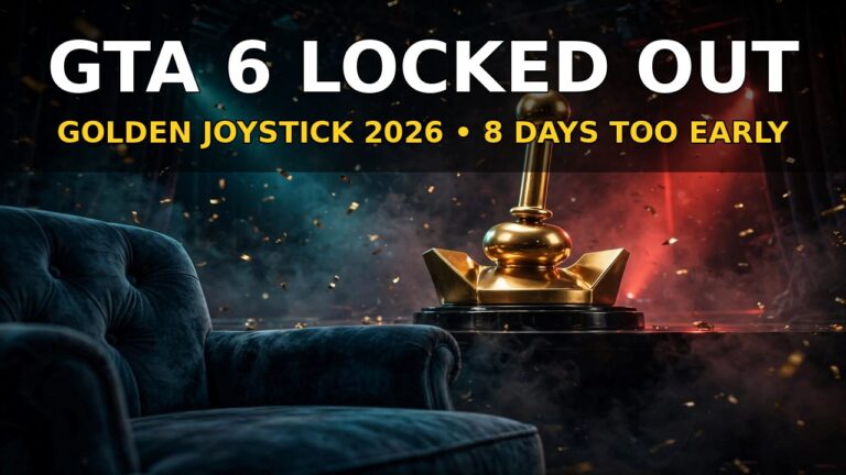 GTA 6 Locked Out of the 2026 Golden Joystick Awards — Clean GOTY Sweep Off the Table