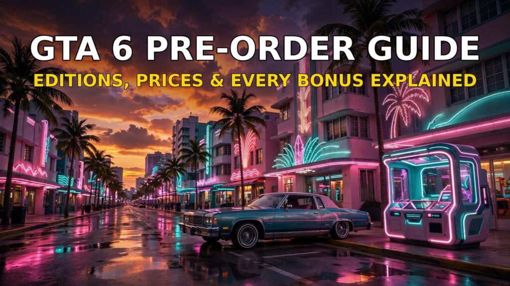 GTA 6 Pre-Order Guide: Editions, Prices, Bonuses and Key Dates Before November 19