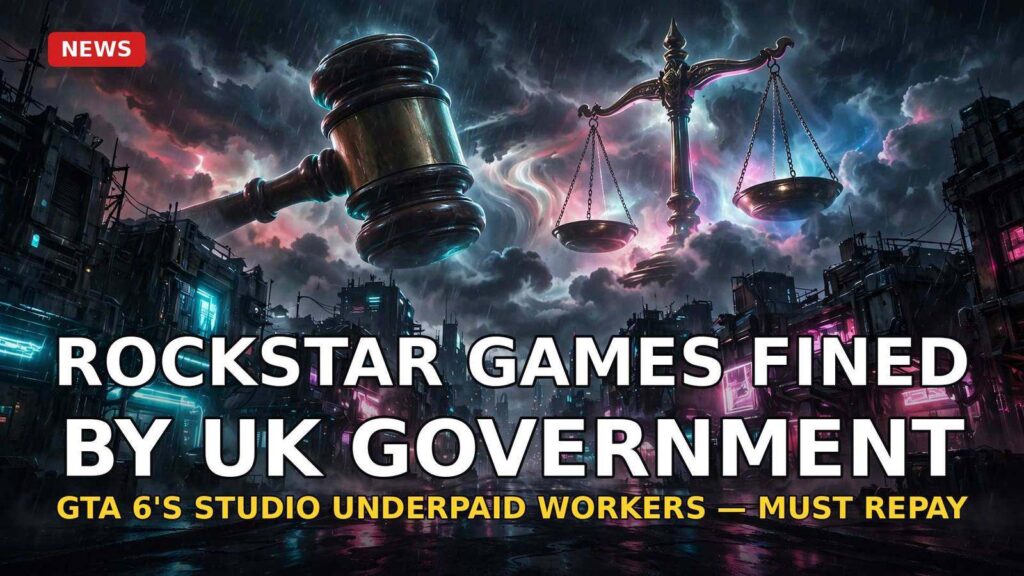 GTA 6 Developer Rockstar Games Fined by UK Government for Underpaying Workers