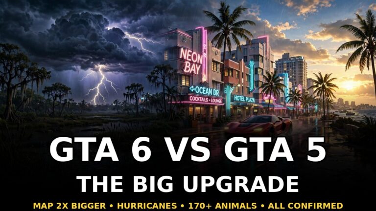 GTA 6 vs GTA 5: Every Confirmed Difference So Far