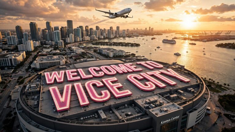 Rockstar Paid $975,000 for a ‘Welcome to Vice City’ Rooftop Sign in Miami — Without a County Vote