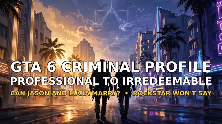 GTA 6’s Criminal Profile Will Judge How You Commit Crimes — and Rockstar Won’t Say If Jason and Lucia Can Marry