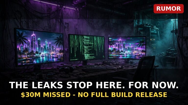 GTA 6 Leaker CyberLeek Says the Leaks Are Stopping: ‘End of the Road’