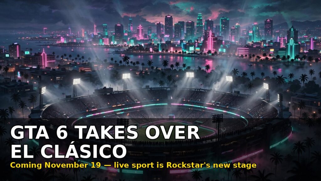 GTA 6 Took Over El Clásico: Rockstar’s Live-Sport Takeover Is the Real Launch Trailer