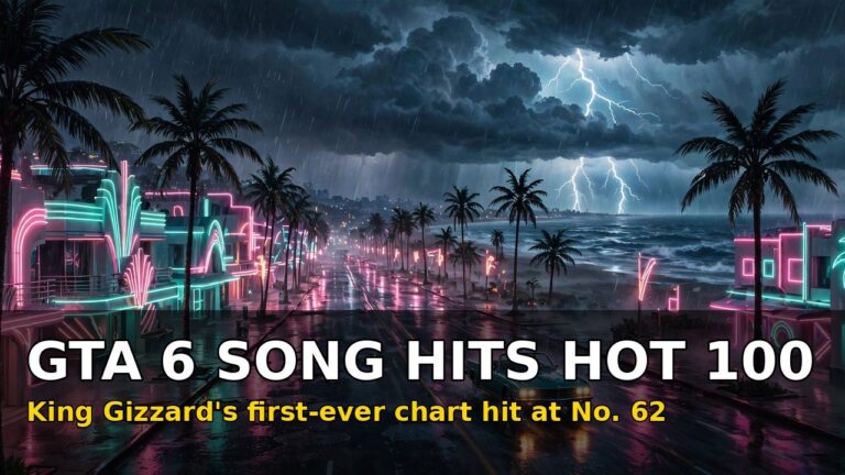 GTA 6 Song Gives King Gizzard Their First Billboard Hot 100 Hit