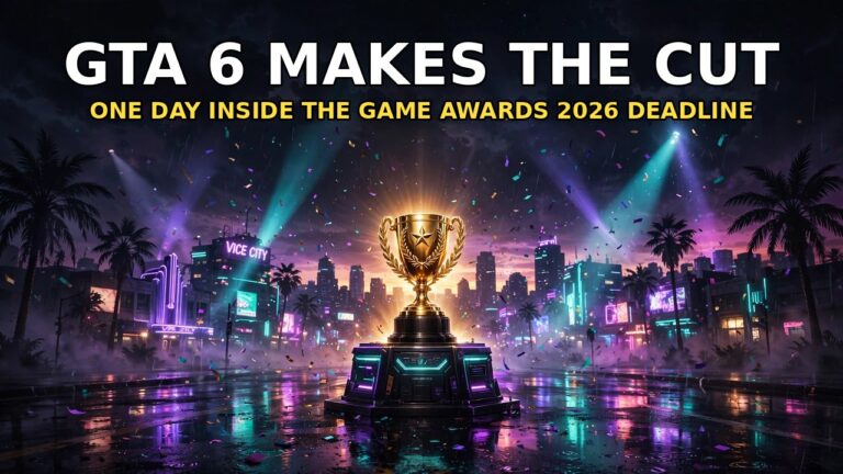 GTA 6 Clears The Game Awards 2026 Cutoff by One Day — and the Record It’s Chasing
