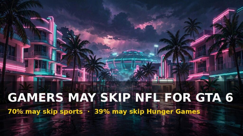GTA 6 Survey: Gamers May Skip the NFL and Hunger Games to Play in Leonida