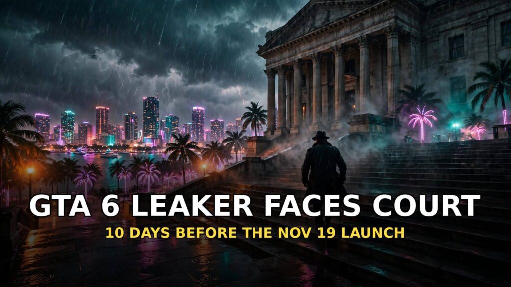 GTA 6 Leaker Arion Kurtaj Back in Court on November 9 — 10 Days Before Launch