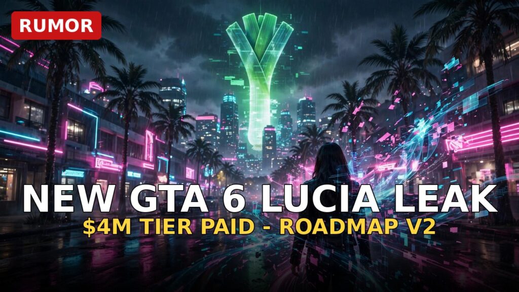 GTA 6 Leaker Drops New Lucia Clip After $4M Coin Milestone — and Reveals “Roadmap V2”