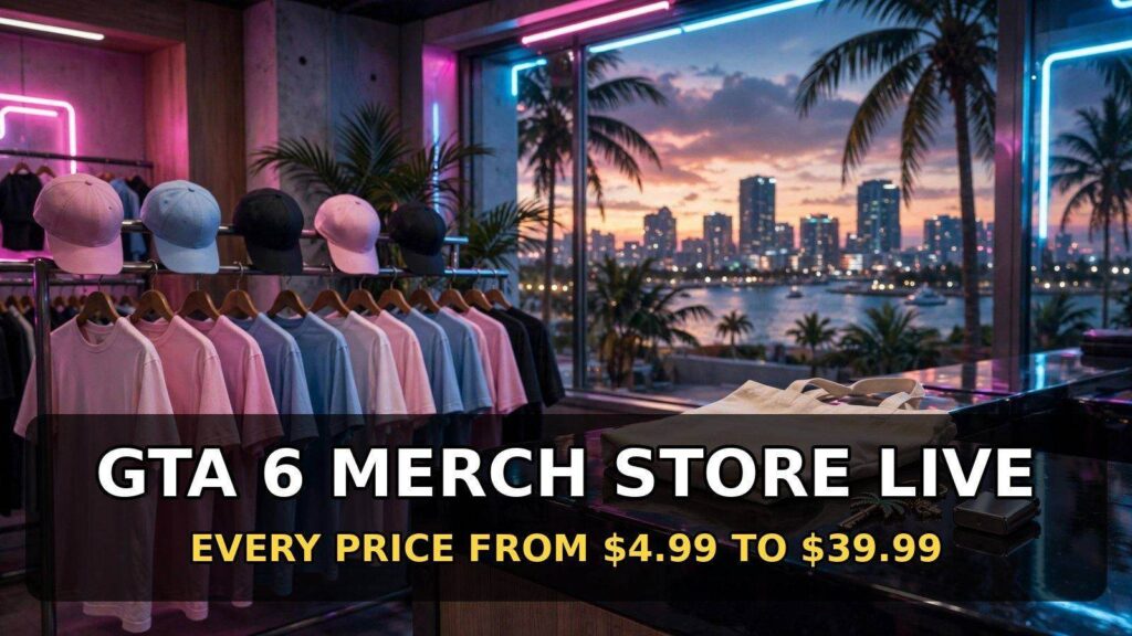 GTA 6 Merch Store Is Live: Every Item and Price in the Grand Theft Auto VI Collection