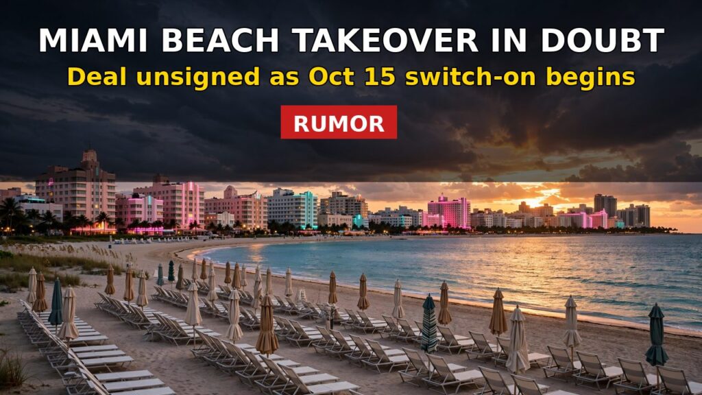 GTA 6’s Miami Beach Takeover May Miss Its October 15 Start — Deal Still Unsigned