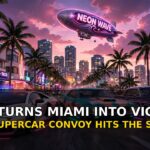 GTA 6 Turns Miami Into Vice City: Supercar Convoy Takes Over the Streets