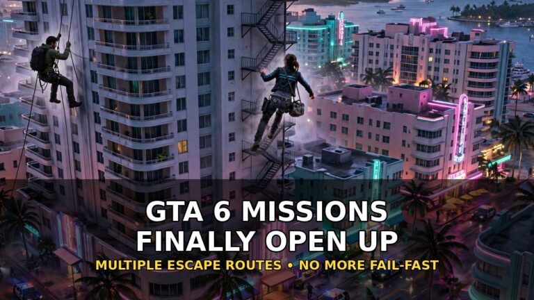 GTA 6 Missions Open Up: Rockstar Fixes RDR2’s Biggest Flaw