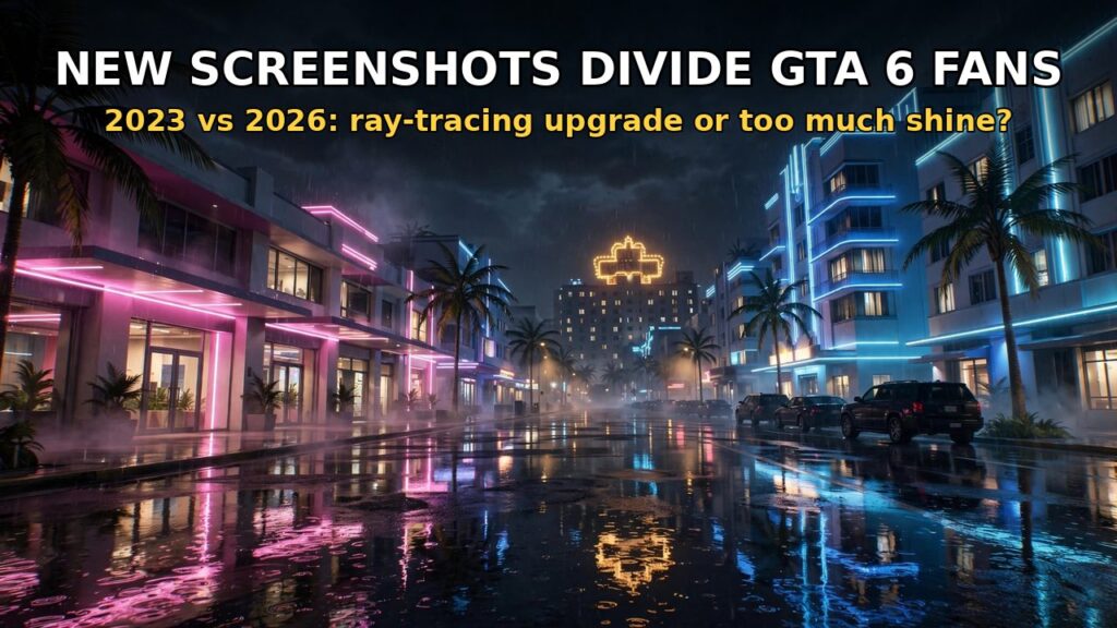 GTA 6’s New Screenshots Spark a Fan Debate: Has Vice City Changed Too Much Since 2023?