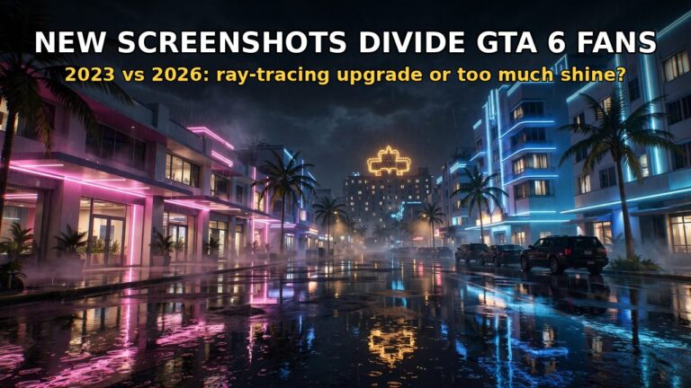 GTA 6’s New Screenshots Spark a Fan Debate: Has Vice City Changed Too Much Since 2023?