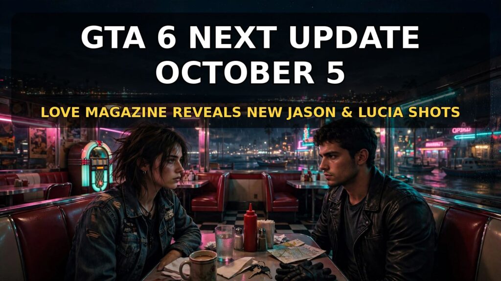 GTA 6 Next Update October 5: Love Magazine Cover Reveals New Jason and Lucia Screenshots