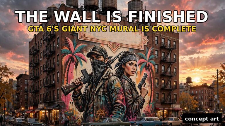 GTA 6’s Giant NYC Mural Is Finished — Rockstar Returns to the Same Brooklyn Corner 13 Years After GTA V
