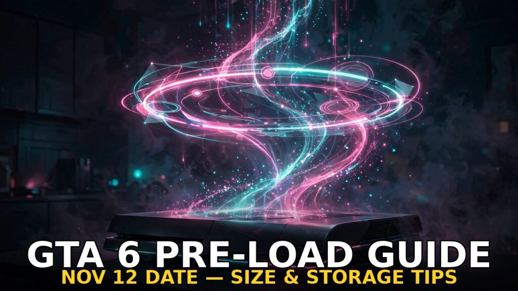 GTA 6 Pre-Load Guide: Date, Download Size & Storage Tips