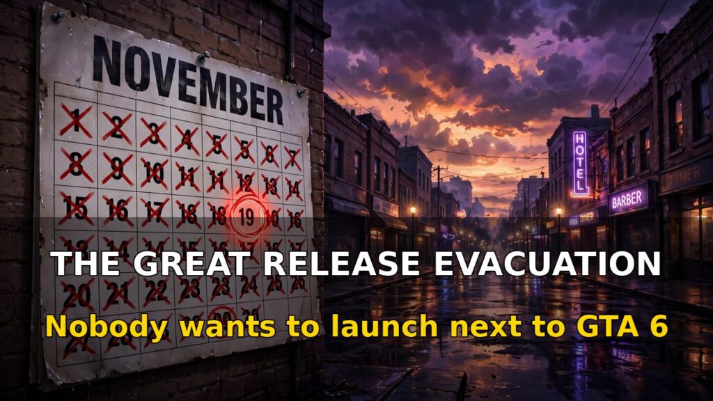 The Great GTA 6 Release Evacuation: The Games That Fled Nov 19 — and the Brave Few Staying Put