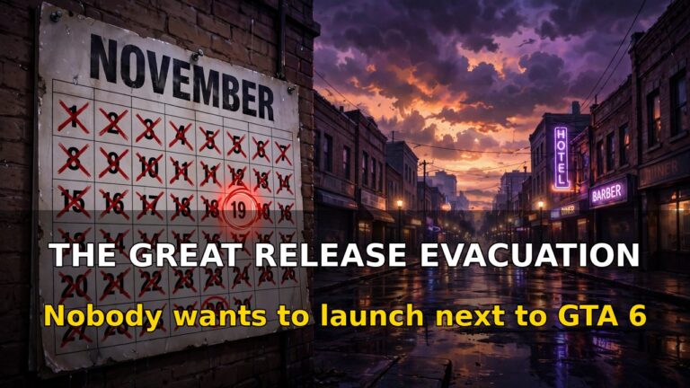 The Great GTA 6 Release Evacuation: The Games That Fled Nov 19 — and the Brave Few Staying Put