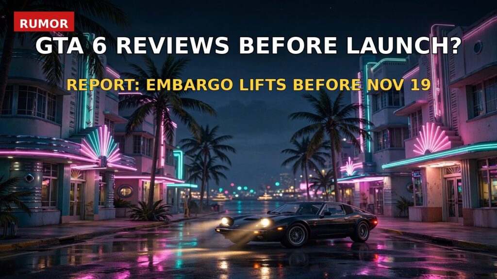 GTA 6 Reviews Will Be Released Before Launch — Report