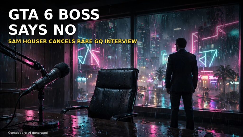 GTA 6: Sam Houser Cancels Rare GQ Interview After Four Years of Talks