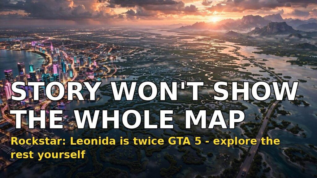 GTA 6 Story Won’t Reveal the Whole Map, Rockstar Says