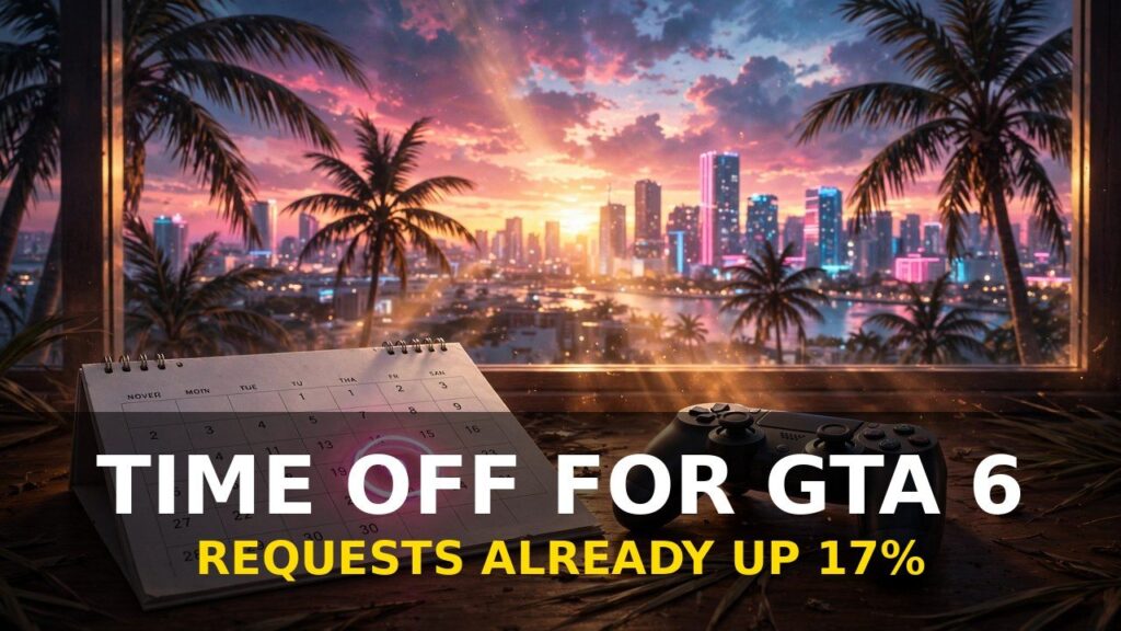 GTA 6 Time-Off Requests for November 19 Already 9–17% Above Normal