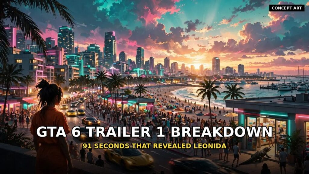GTA 6 Trailer 1 Breakdown: Every Scene Explained