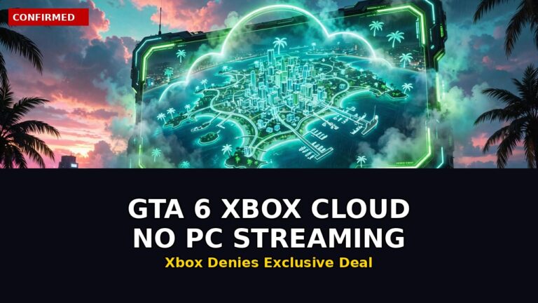 GTA 6 Xbox Cloud Gaming: Xbox Denies PC Streaming and Exclusive Deal