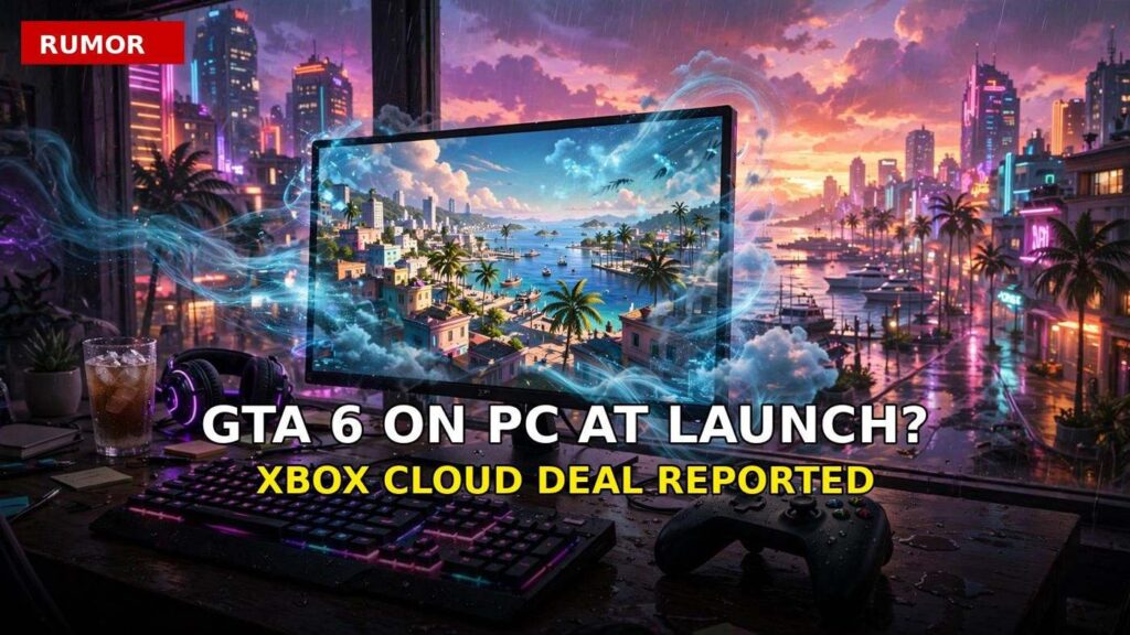 GTA 6 Xbox Cloud Deal Could Put Game on PC at Launch