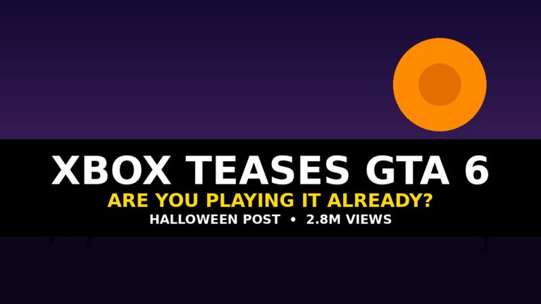 Xbox’s GTA 6 Halloween Post Has Fans Asking: Are You Playing It Already?