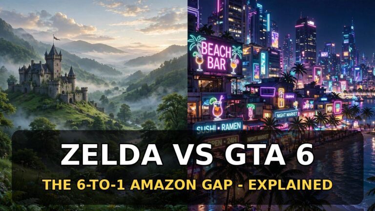 Ocarina of Time Remake Is Outsolding GTA 6 on Amazon — but the 6-to-1 Gap Isn’t What It Looks Like